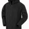 Chaqueta polar con capucha reciclada hombre R906x. Color black.