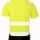 Polo reflectante reciclado hombre R501x. Color neon yellow.