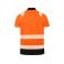 Polo reflectante reciclado hombre R501x. Color mango.