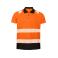 Polo reflectante reciclado hombre R501x. Color mango.
