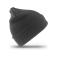 Gorro con vuelta reciclado Rc933x. Color charcoal.