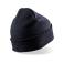 Gorro con vuelta reciclado Rc927x. Color navy.