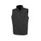 Chaleco softshell reciclado hombre R902m. Color black.