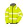 Chaqueta invierno reflectante reciclada hombre R500x. Color neon yellow.