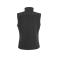 Chaleco softshell reciclado mujer R902f. Color black.