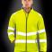 Chaqueta softshell reflectante reciclada unisex R505x. Color neon yellow.