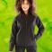 Chaqueta softshell con capucha reciclada mujer R911f. Color black.