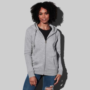 Sudadera capucha y cremallera mujer ST5710 Active Sudadera capucha y cremallera mujer ST5710 Active