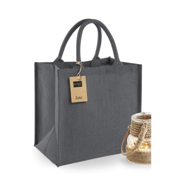 Bolso shopper de yute W413 Midi Bolso shopper de yute W413 Midi