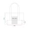 Bolso shopper orgánico rayado maxi W255. .
