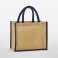 Bolso shopper yute almidonado midi W473. .