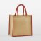 Bolso shopper yute almidonado mini W477. .