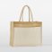 Bolso shopper yute almidonado W480. .