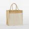 Bolso shopper yute almidonado W483. .
