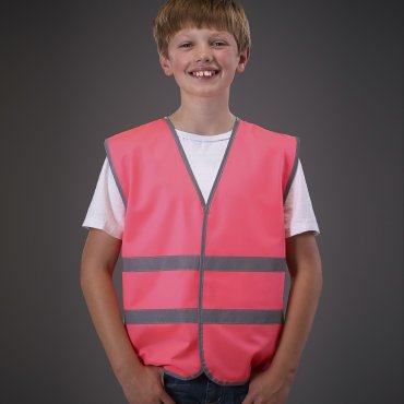 Chaleco de alta visibilidad ligero niño Hvw102ch