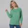 Sudadera básica reciclada mujer Swraeco. .