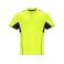 Equipación de fútbol niño Boca Kids. Color amarillo flúor/negro.