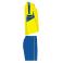 Equipación de fútbol niño Boca Kids. Color amarillo/royal.
