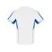 Equipación de fútbol niño Boca Kids. Color blanco/royal.