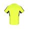 Equipación de fútbol niño Boca Kids. Color amarillo flúor/negro.