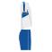 Equipación de fútbol niño Boca Kids. Color blanco/royal.