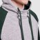 Sudadera con capucha bicolor unisex Badet. .