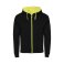 Sudadera con capucha y cremallera felpa no perchada hombre Fuji. .