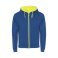 Sudadera con capucha y cremallera felpa no perchada hombre Fuji. .