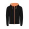 Sudadera con capucha y cremallera felpa no perchada hombre Fuji. .