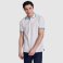 Polo cuello rayado piqué hombre Montreal. .