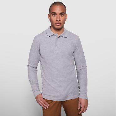 Polo manga larga pique hombre Estrella Long Polo manga larga pique hombre Estrella Long