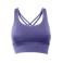Top deportivo sin mangas reciclado mujer Basel. Color lila.
