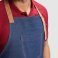 Delantal con peto vaquero unisex Batali. .
