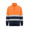 Sudadera de alta visibilidad media cremallera unisex Spica. .