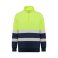 Sudadera de alta visibilidad media cremallera unisex Spica. .