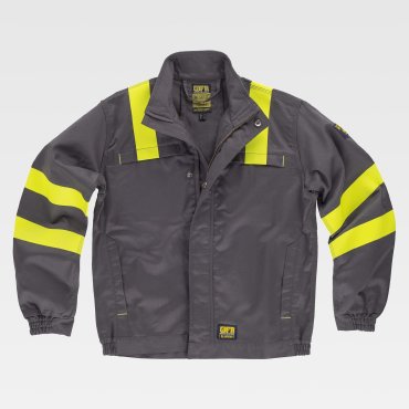 Cazadora alta visibilidad multibolsillos unisex B1196 Cazadora alta visibilidad multibolsillos unisex B1196