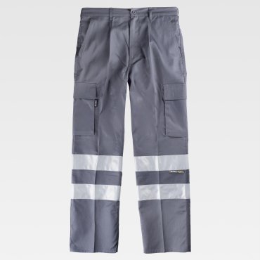 Pantalón de trabajo multibolsillos unisex B1407 Pantalón de trabajo multibolsillos unisex B1407