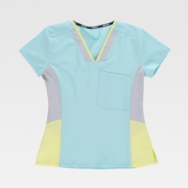 Casaca sanitaria manga corta mujer B6951 Casaca sanitaria manga corta mujer B6951