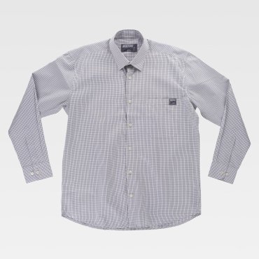 Camisa cuadros unisex B8010 Camisa cuadros unisex B8010
