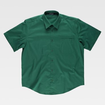 Camisa de trabajo manga corta unisex B8100 Camisa de trabajo manga corta unisex B8100