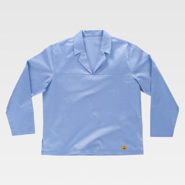 Casaca sanitaria manga larga antiestática unisex B9900 Casaca sanitaria manga larga antiestática unisex B9900