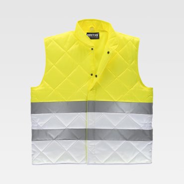 Chaleco reflectante alta visibilidad acolchado unisex C1010 Chaleco reflectante alta visibilidad acolchado unisex C1010