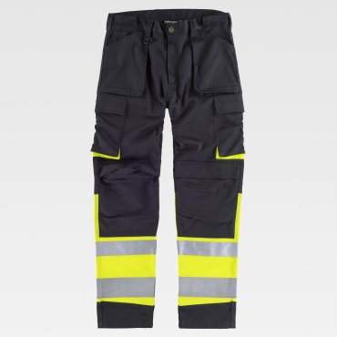 Pantalón alta visibilidad multibolsillos unisex C2918 Pantalón alta visibilidad multibolsillos unisex C2918