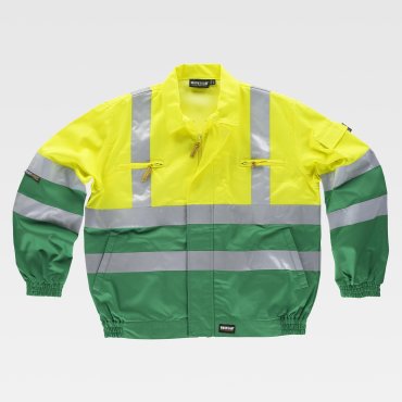 Cazadora alta visibilidad multibolsillos unisex C3311 Cazadora alta visibilidad multibolsillos unisex C3311