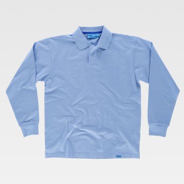 Polo antibacteriano manga larga unisex C3410 Polo antibacteriano manga larga unisex C3410