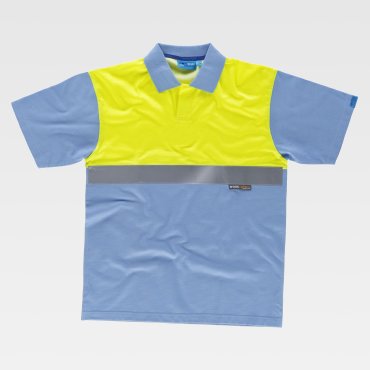 Polo alta visibilidad antibacteriano unisex C3441 Polo alta visibilidad antibacteriano unisex C3441