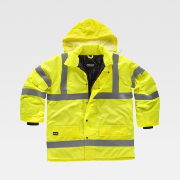 Parka alta visibilidad con capucha unisex C3700 Parka alta visibilidad con capucha unisex C3700