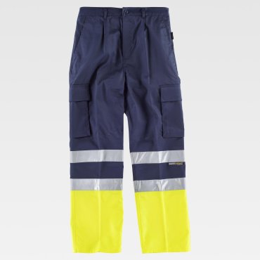 Pantalón alta visibilidad multibolsillos unisex C4014 Pantalón alta visibilidad multibolsillos unisex C4014