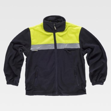 Chaqueta polar alta visibilidad combinada unisex C4020 Chaqueta polar alta visibilidad combinada unisex C4020