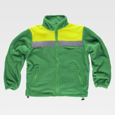Chaqueta polar alta visibilidad combinada unisex C4030